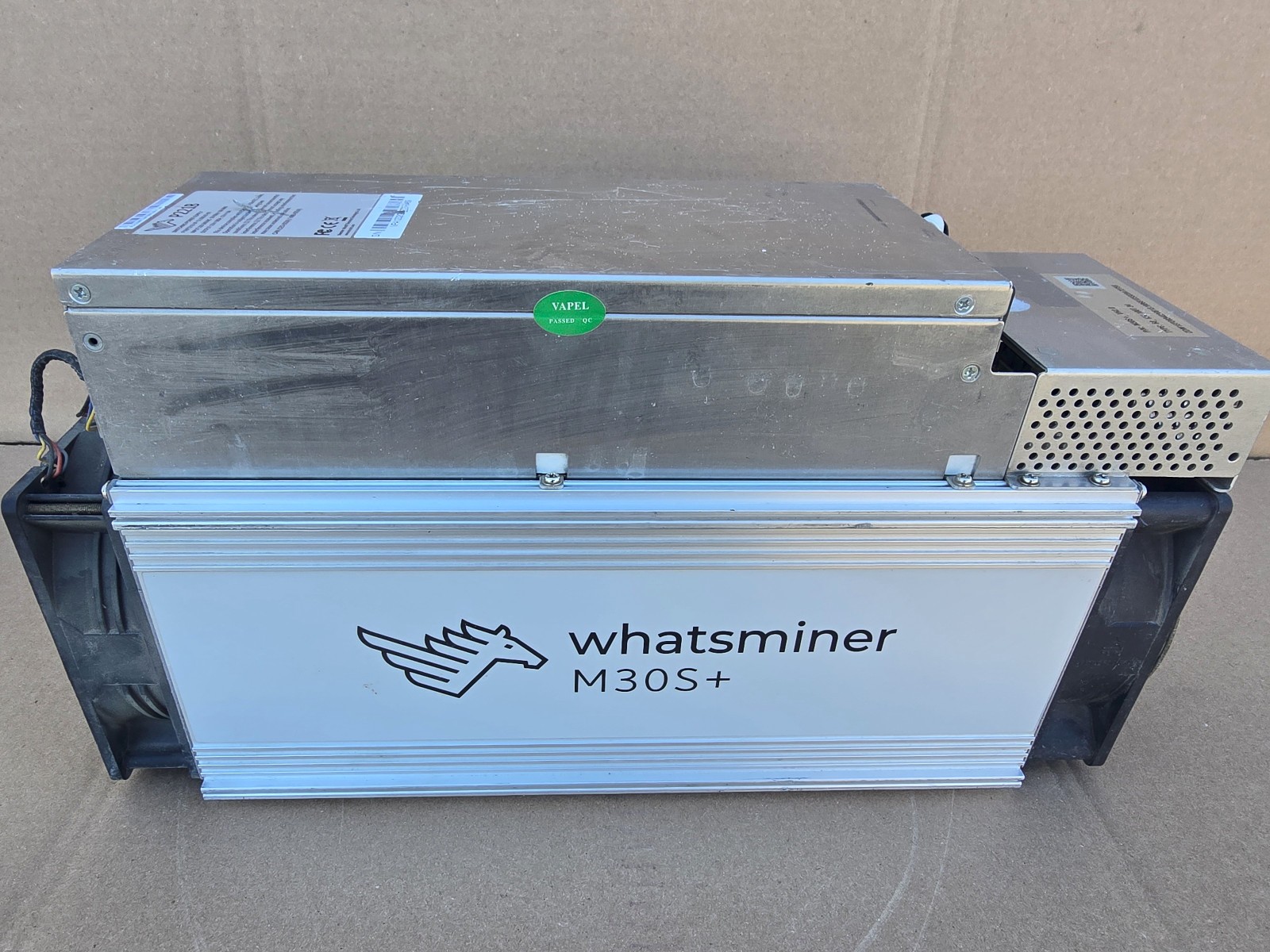 WhatsMiner M30S+ 100TH Bitcoin Miner | Tested Working | Fully Hashing | PSU Incl