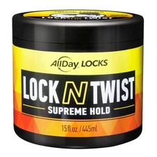 AllDay Locks Lock N Twist (15 oz) | Supreme Hold, No Frizz or Flaking | Hydra...