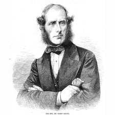Sir Gillery Piggot Baron of the Exchequer - Antique Print 1863