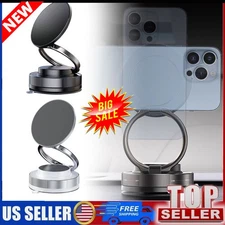 2025 NEW Vacuum Magnetic Suction Cup Phone Holder Car Mount Foldable 360° Stand