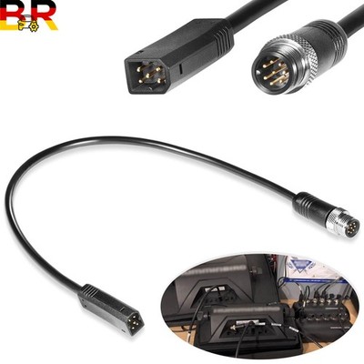 For Humminbird AS EC QDE Ethernet Cable Adapter 720074-12 HELIX 8pin to 5pin 12''