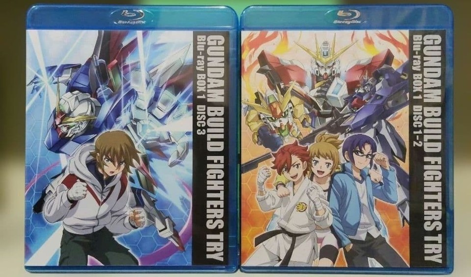 Build Fights Try Mobile Suit Gundam Build Fighters Try Season 1 Blu-ray Vol 1 con ...