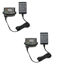 Black Decker OEM 90640340 90590282-01 LBXR20 drill charger LCS20 2 Pack