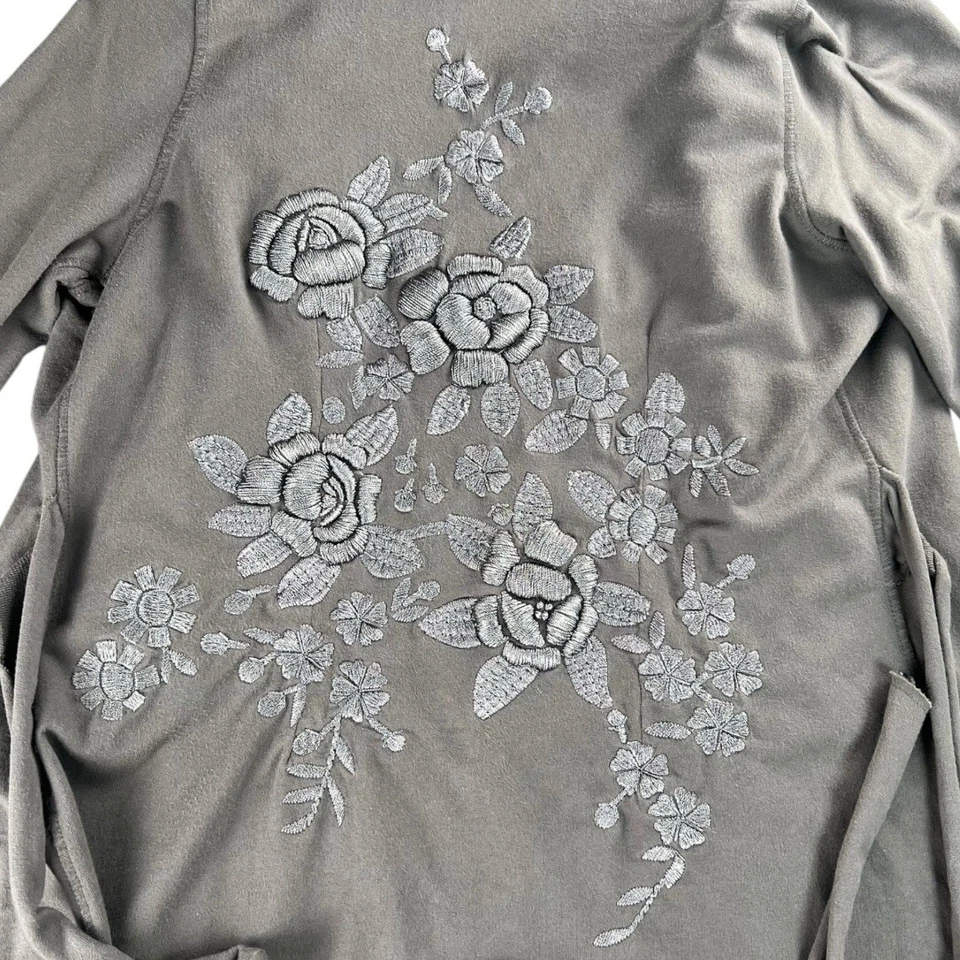 Cárdigan de mujer Lucky Brand vintage Y2K bordado de algodón talla mediana Foto 2 de 4