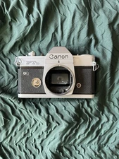 Canon FTb QL 35mm SLR Film Camera Body Silver