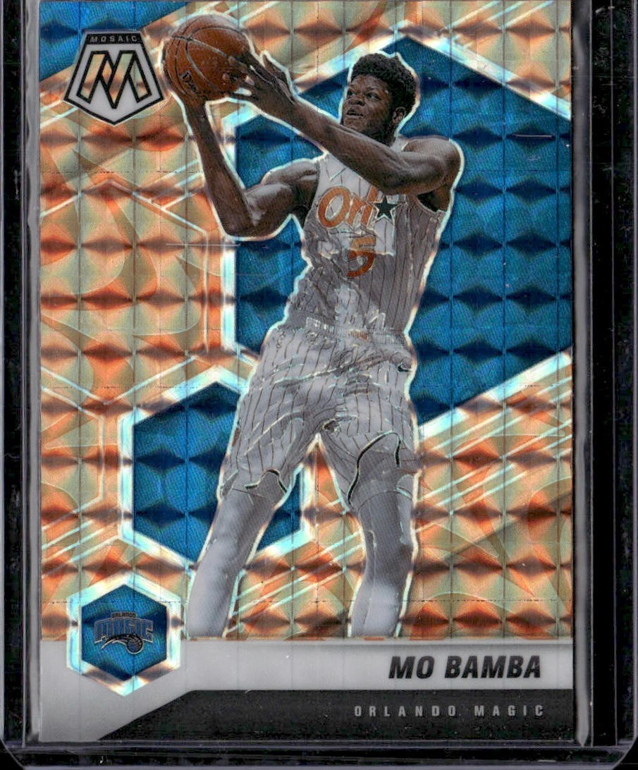 2020-21 Panini Mosaic #38 Mo Bamba Mosaic Reactive Orange