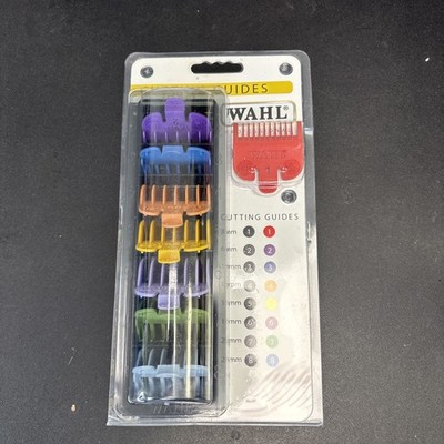 Wahl 8er Pack Premium Schneidführungen Haarschneidemaschine Schutz Premium Black Guards