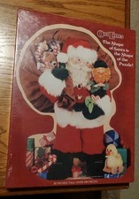 NEW Vintage Springbok Hallmark Outlines Santa Shaped Puzzle 500 pcs PZL5505