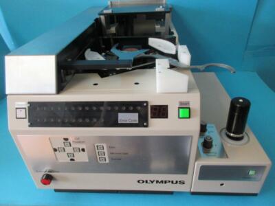 OLYMPUS AL-1MBL WAFER INSPECTION SYSTEM LOADING LOADER WITH JOYSTICK CONTROL