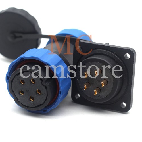 SD28 2-26 Pin Panel Mount Waterproof IP67 Connector,Electrical Cable Connector - Picture 6 of 27