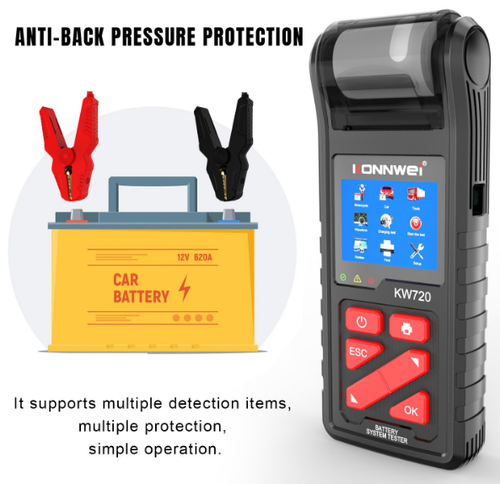 KW720 car battery analyzer battery testerBattery internal resistance meter - Picture 4 of 4