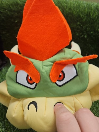 2015 Nintendo Super Mario Bros Bowser Adulto Peluche Cabeza Disfraz Halloween Sombrero - Imagen 2 de 8