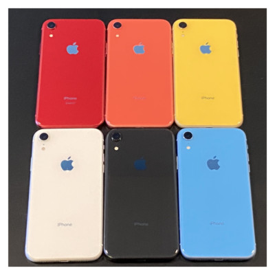 Apple iPhone XR 64GB Unlocked - Black, Red, Coral, AT&T & Verizon, 6.1'' LTE