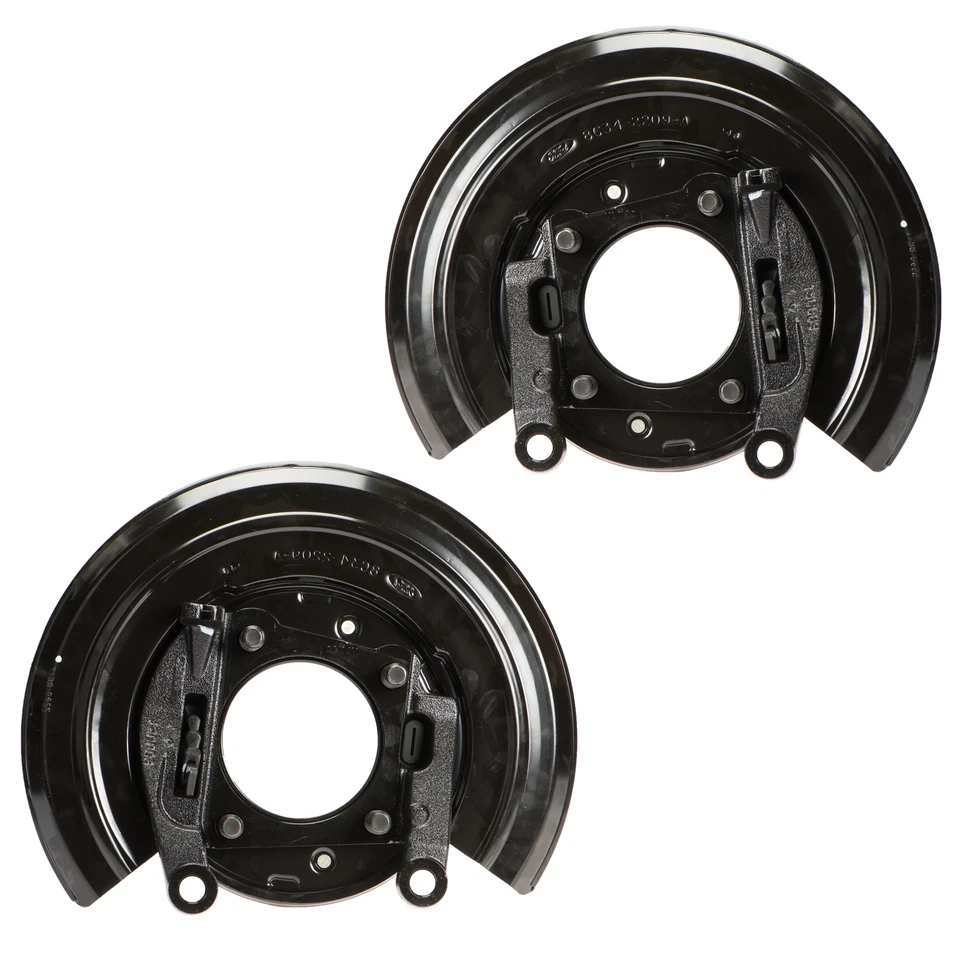 Juego de protector antipolvo de freno de disco derecho e izquierdo OEM NUEVO (2) 2005-2012 Ford Super Duty Foto 3 de 4