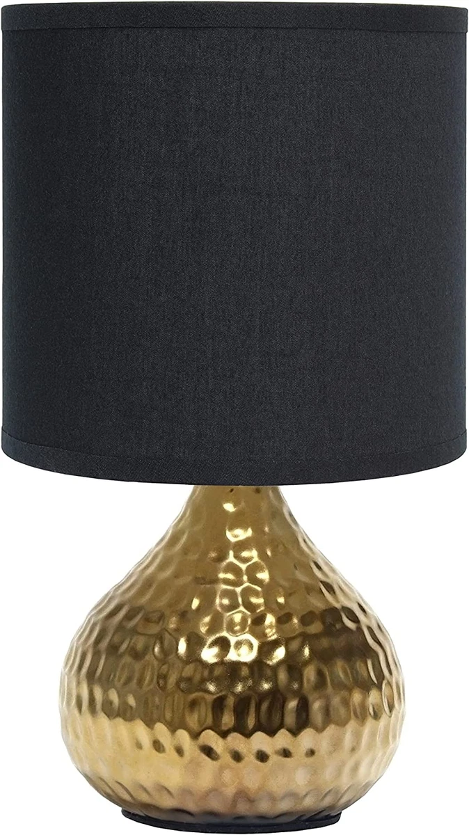 Hammered gold lamp deals