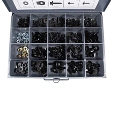 Body Hardware Assortment bolts cage nut u-nut metric 151 PCS