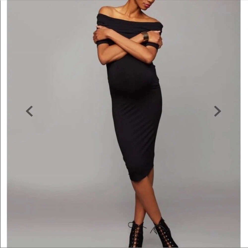 Pea in the pod black clearance dress