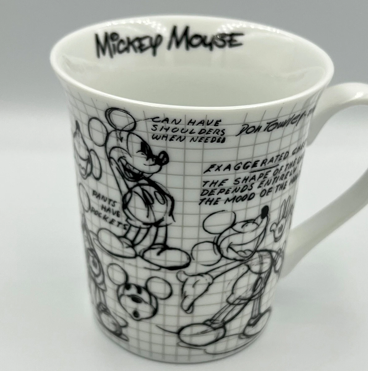 Mickey Mouse Pants Outline Black And White