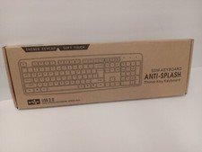 Keyboard SSM SunSetMicro anti-splash thiner key keyboard Black