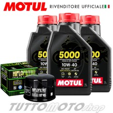 Tagliando YAMAHA T-MAX tmax 500 2001-2011 Olio Motul 5000 10w40 + filtro hiflo