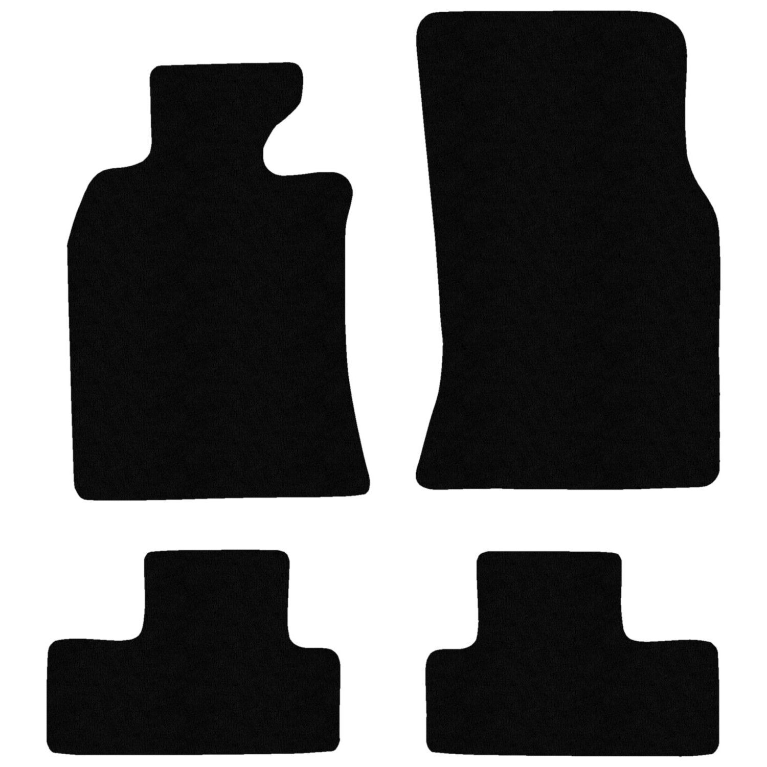 Tapis de sol velours Mini Cooper I 2001-2014 moquette sur mesure cuir rouge