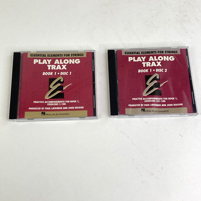 Essential Elements For Strings Play Along Trax Book 1 Disc 1 & Disc 2 (CD) 1995