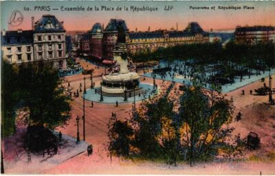 CPA PARIS 11e - Ensemble de la Place de la République (77221)