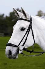 Bridle with German headstall complete with reins Hannover
