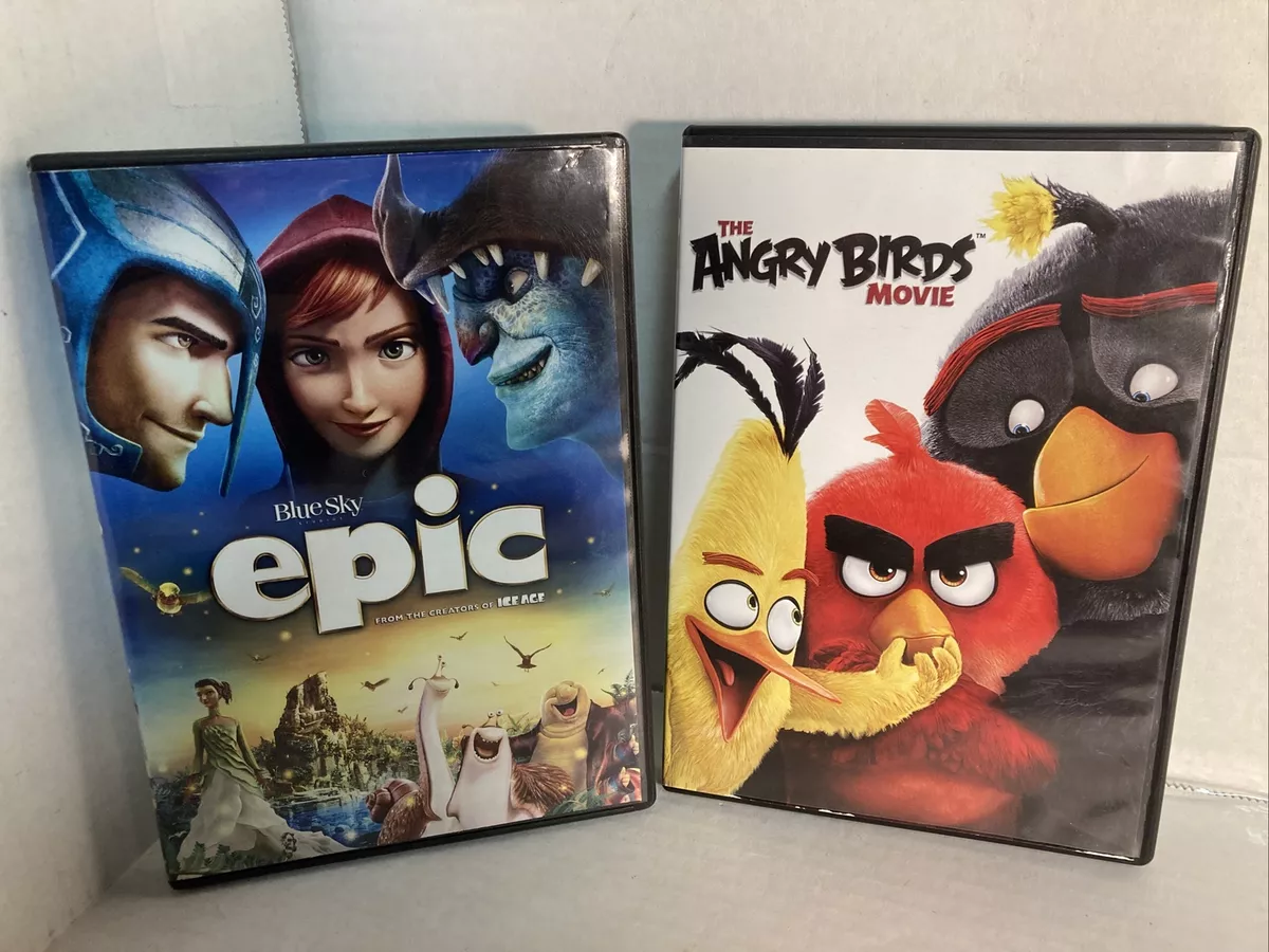 Kid DVD Lot - The Angry Birds Movie (New) Epic (New)