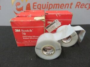 3m fusing silicone tape electrical rubber self scotch 130c class lot