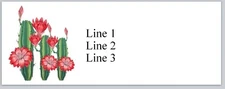 Personalized Address Labels Cactus Flowers (JX 304)