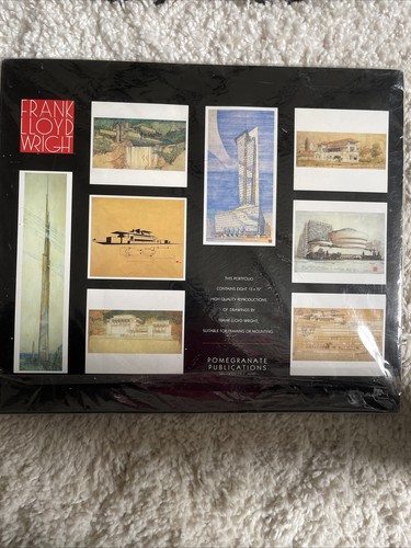 RARE/ NEVER OPENED! FRANK LLOYD WRIGHT - ARCHITECTURAL RENDERINGS - DRAWINGS - Picture 3 of 3