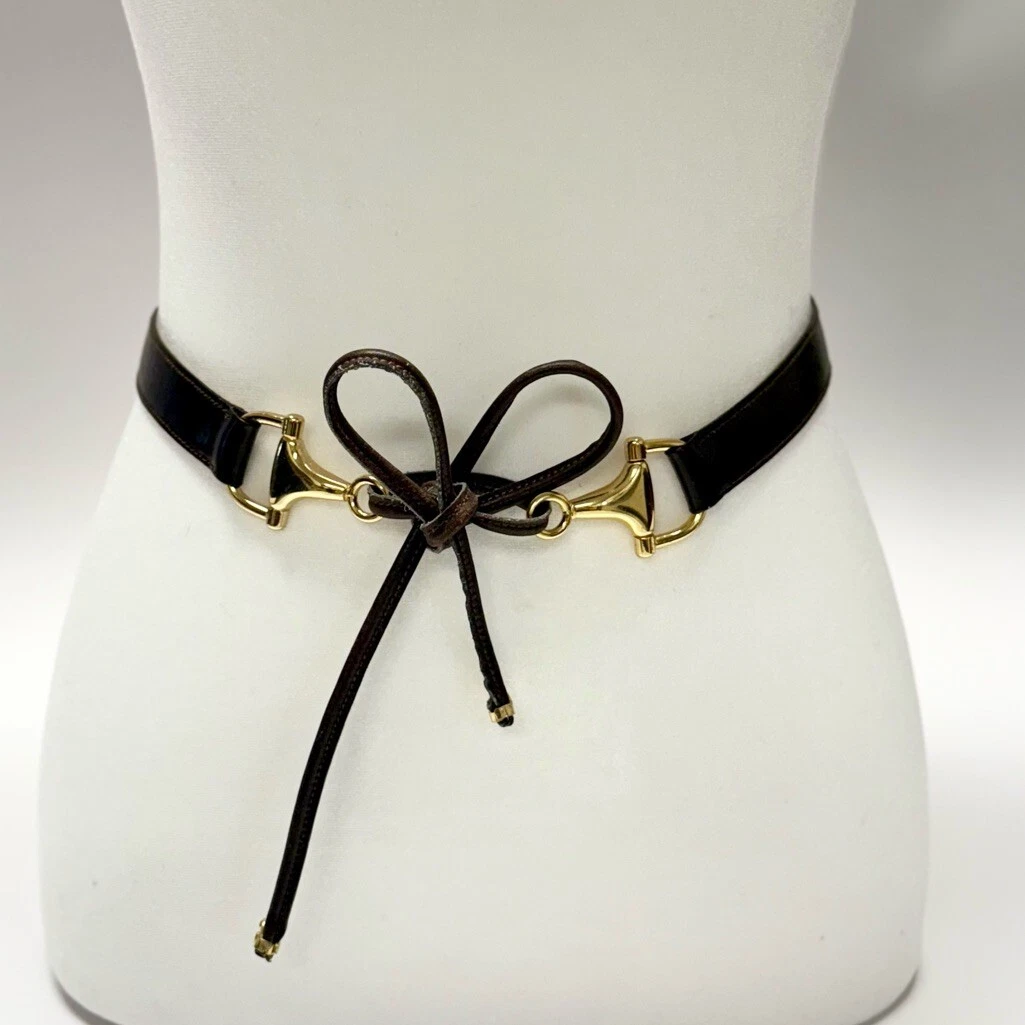 Gucci bow thin belt. 61krxy1vZiL._AC_SY350_QL65_.jpg main image 4