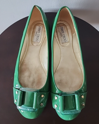Jimmy Choo Green Shoes size US 6.5 Euro Size 37 Made in Italy | eBay