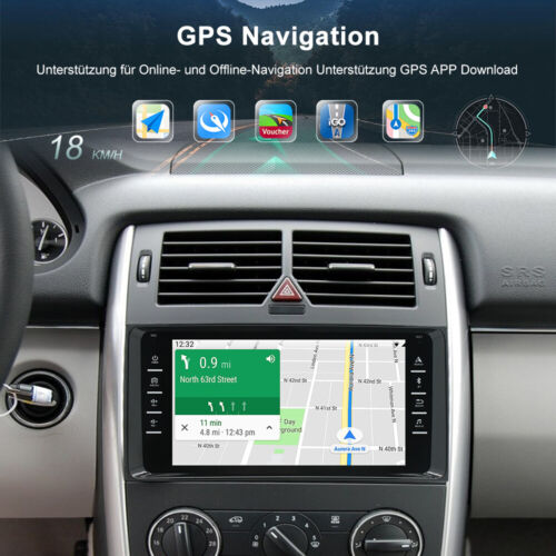 Android Autoradio Für Mercedes Benz W639 W906 W169 Sprinter Viano Vito3 GPS Navi - Bild 3 von 12