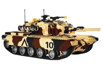 Mega Bloks Probuilder M1A1 Abrams Tank Set 9734 Building Blocks 2002