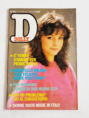 Zeitschrift Dolly 231-1983 + Poster Ferradini-Donatella Milani-Loredana