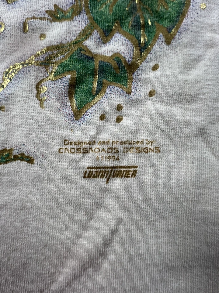 Camiseta de manga corta vintage DELTA COTTON talla XL de una sola puntada Birdhouse Foil Foto 3 de 4