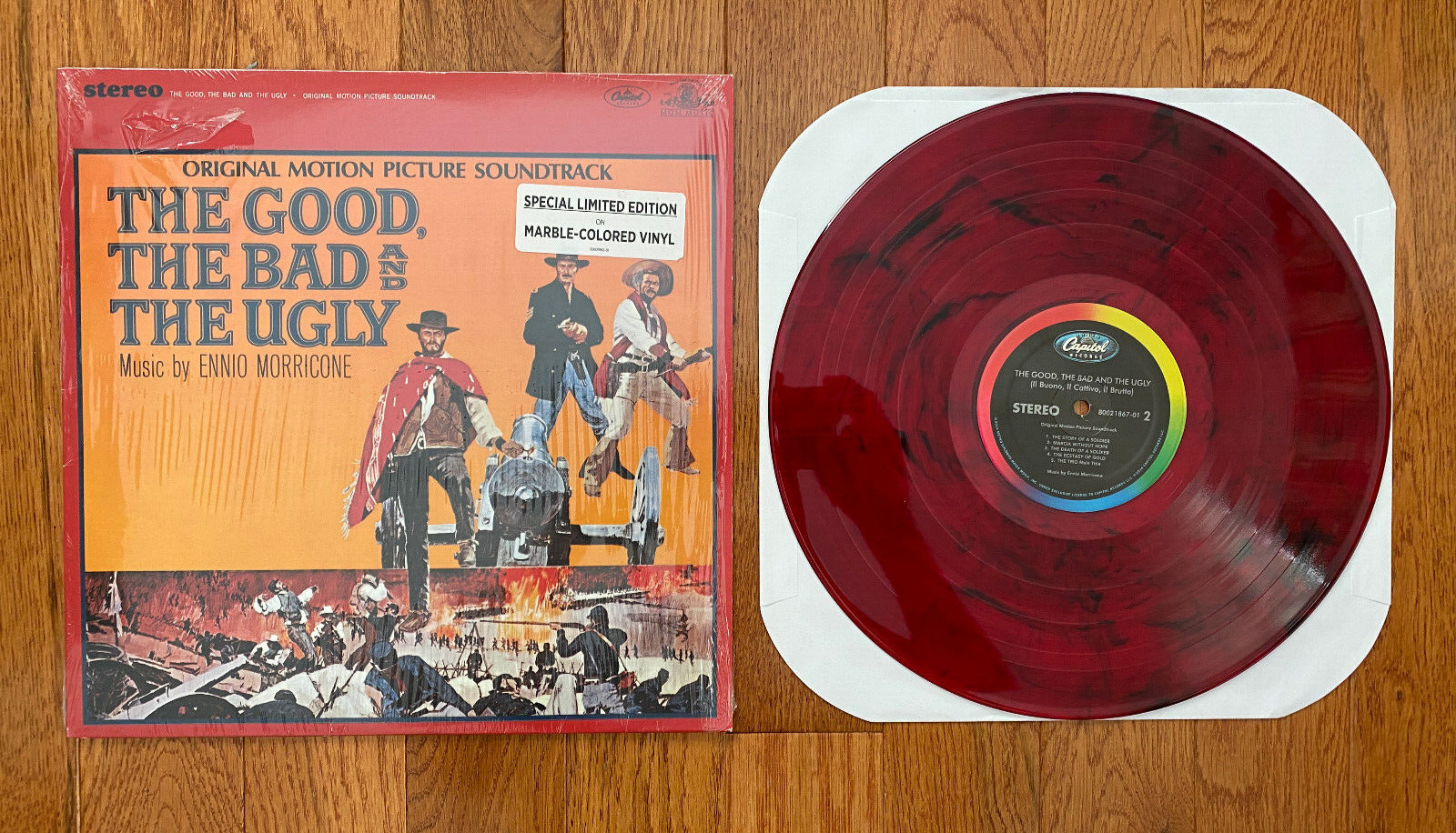 The Good, The Bad and The Ugly LP 2014 Record Store Day Red Marble Vinyl VG+