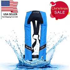 New Year Sale Life Jacket Vest Adult Fishing Boating PFD Automatic Inflatable