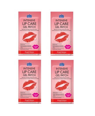 Purederm Intensive Lip Care mask for lips for intensive care Gel Patch, 4 pc.