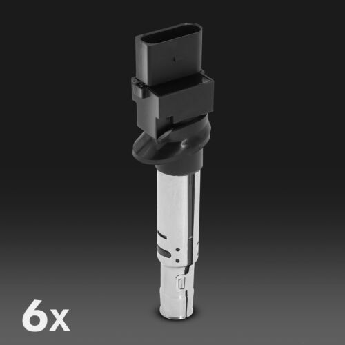 6Pcs Ignition Coil & 6Pcs Iridium Spark Plug for Volkswagen Passat Atlas Audi Q7 - Picture 6 of 8