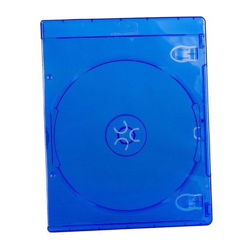 5 x Single DVD CD Disc Case 7mm Slim Plastic Storage Bluray Clear Cover Blue Box - 第 8/9 張圖片