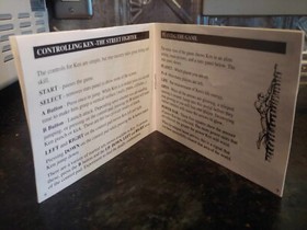 STREET FIGHTER 2010 Nintendo NES Original 1990 CAPCOM Instruction Manual *ONLY*