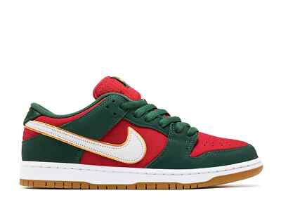 Nike Dunk Low SB Seattle Sonics Green Red Yellow White