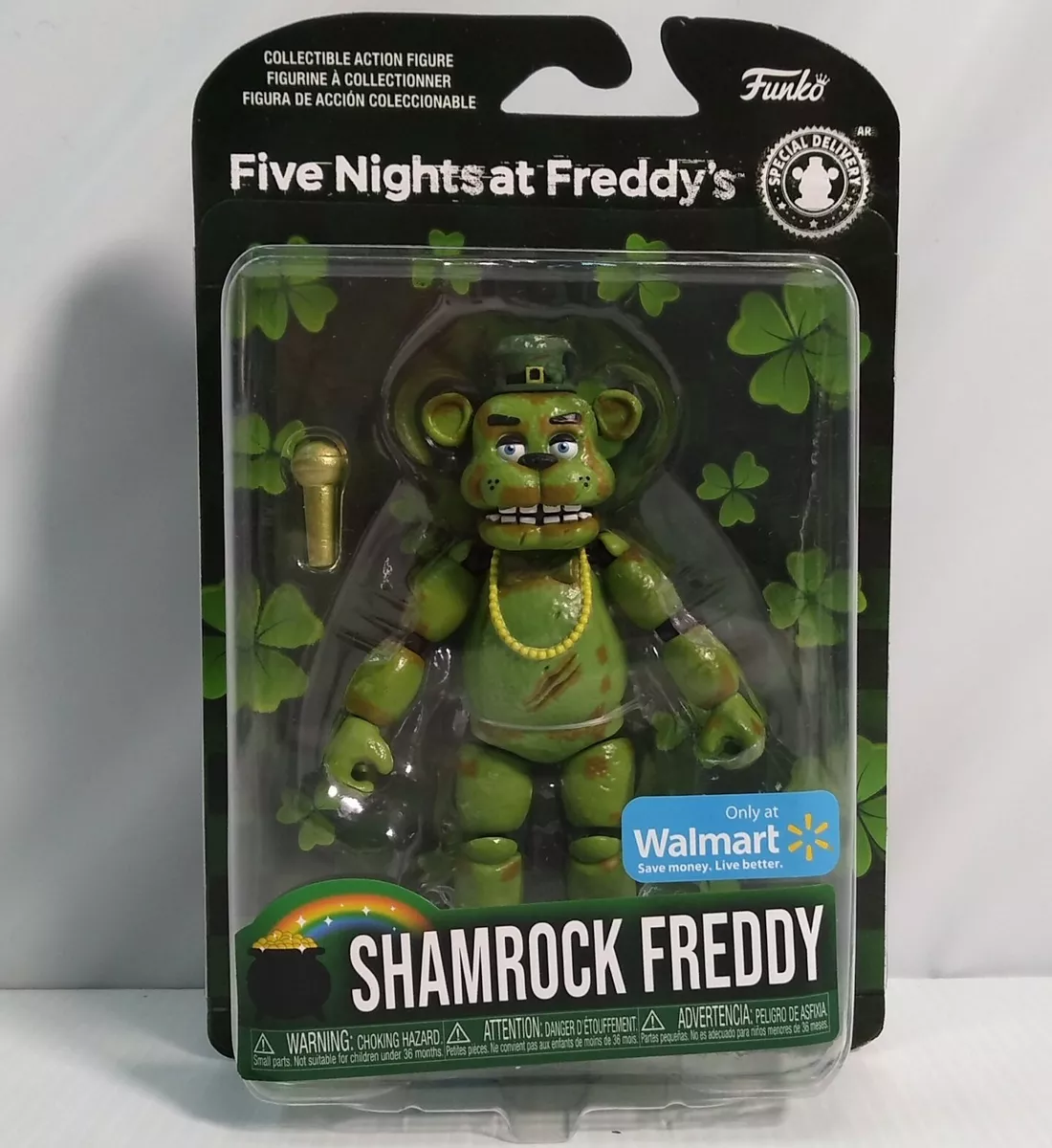 Action Figure: Five Nights at Freddy's - Shamrock Freddy (Walmart  Exclusive) 