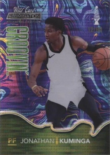 2021-22 Wild Card Alumination - Jonathan Kuminga #BG-20