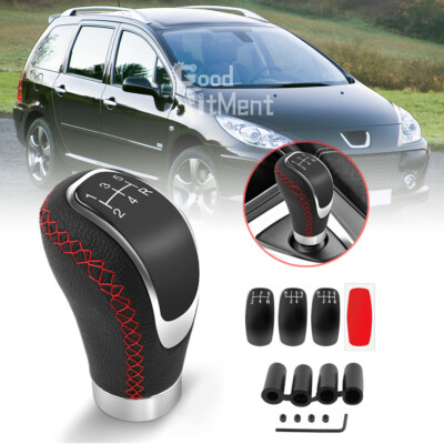 5-Gang Manueller Schalthebelgriff Schaltknauf Shift knob für Peugeot 308 307 208