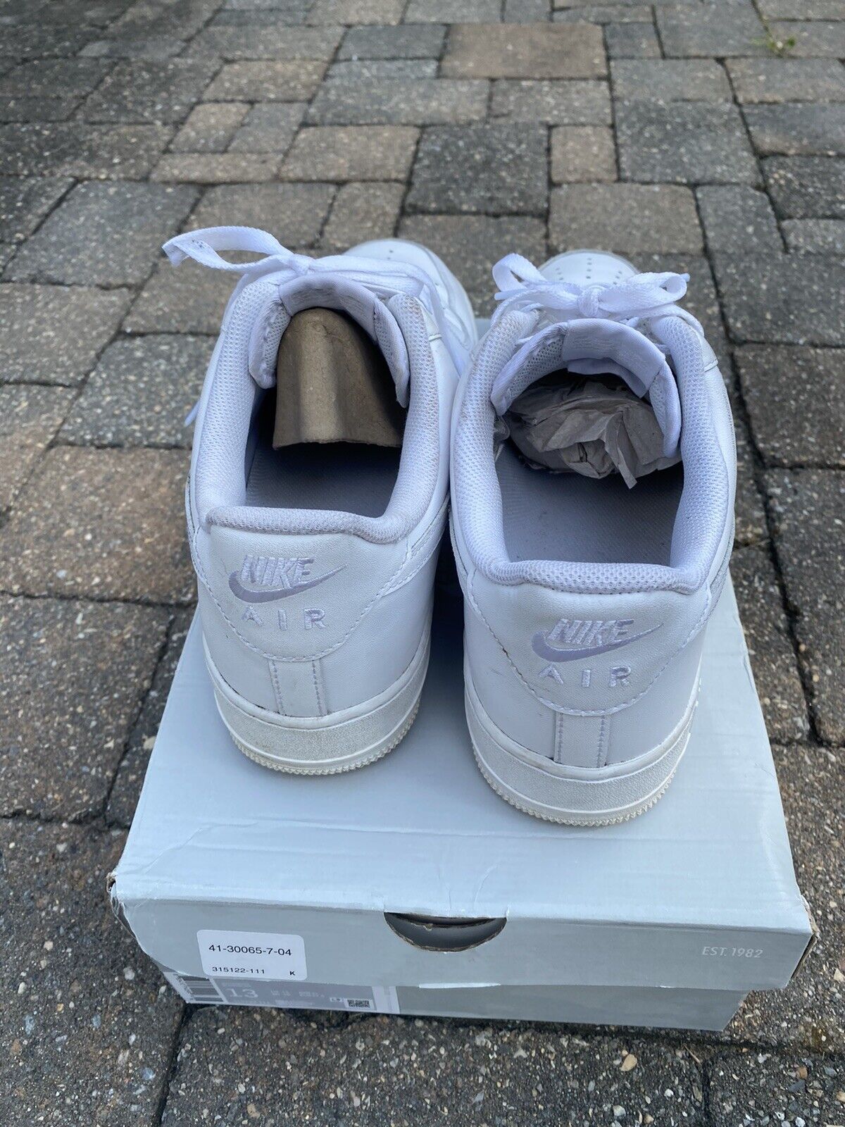 Nike Air Force 1 '07 White/White US Size 13 Authentic In Original Box
