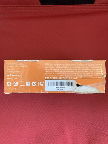 NEW Belkin N150 Wireless Wi-Fi USB Adapter Factory Sealed - Picture 6 of 10